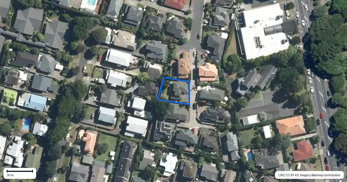 Property context map for 17 Goldstine Place, Royal Oak, Auckland