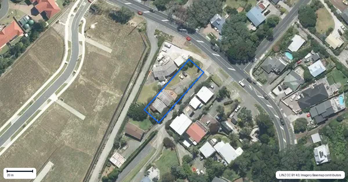 Property context map for 461 Whangaparaoa Road, Stanmore Bay, Whangaparaoa