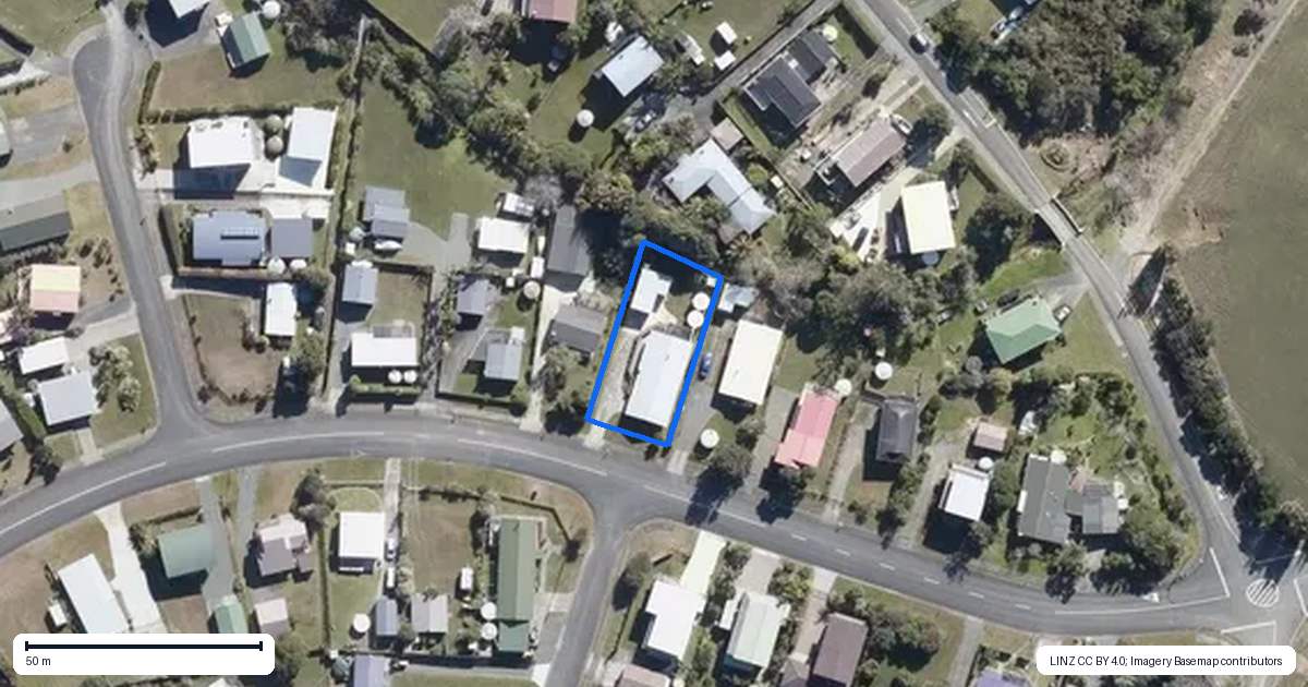 Property context map for 14 Peninsula Parade, Hihi, Mangonui