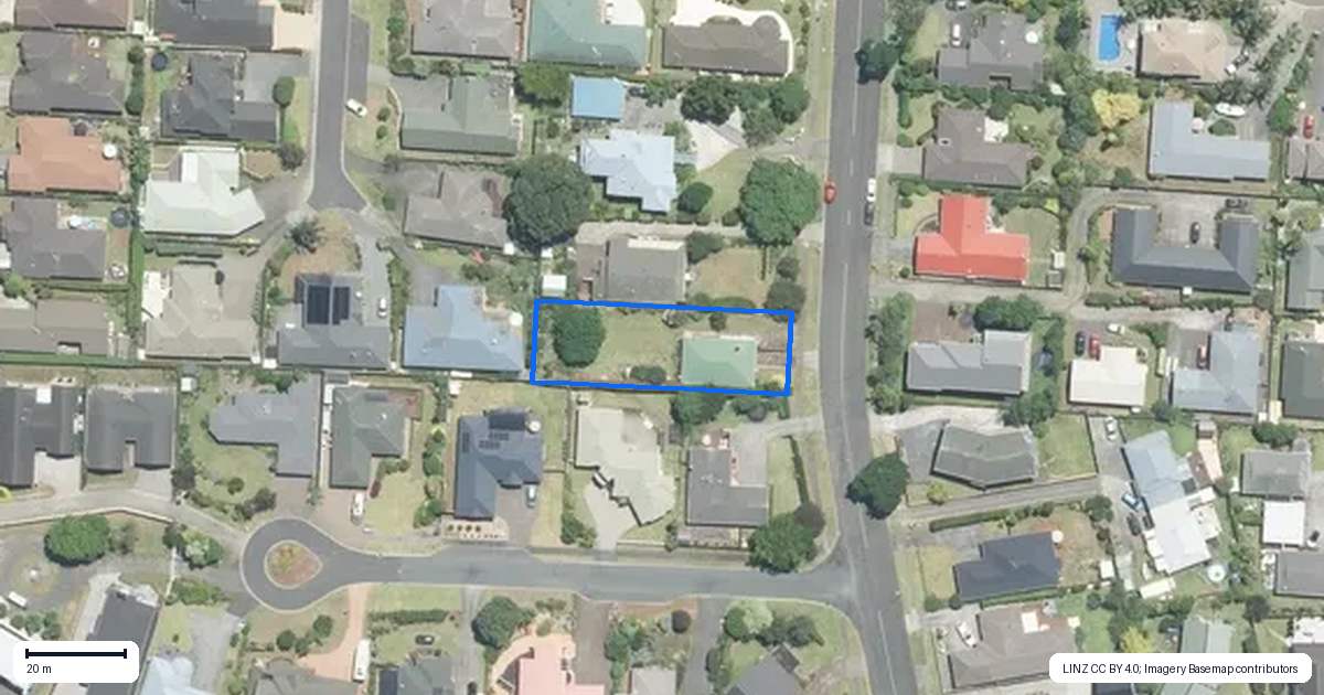 Property context map for 161 Wellington Street, Pukekohe
