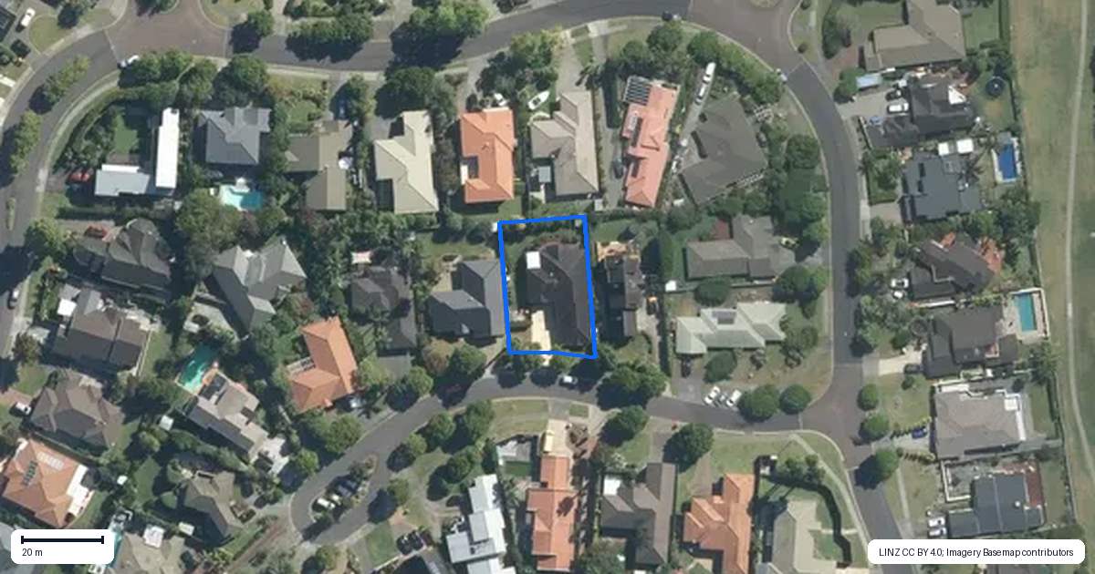 Property context map for 5 Advance Way, Albany, Auckland