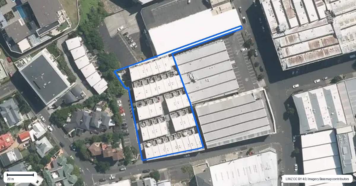 Property context map for AC/8 Farnham Street, Parnell, Auckland