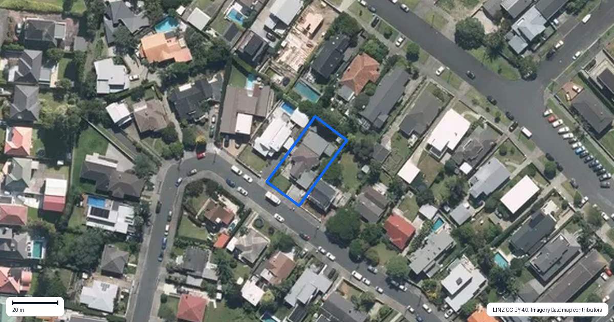 Property context map for 13 Tirotai Crescent, Westmere, Auckland