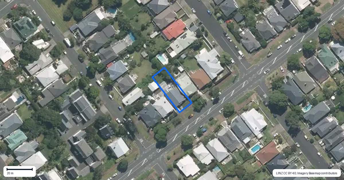 Property context map for 103 Williamson Avenue, Grey Lynn, Auckland