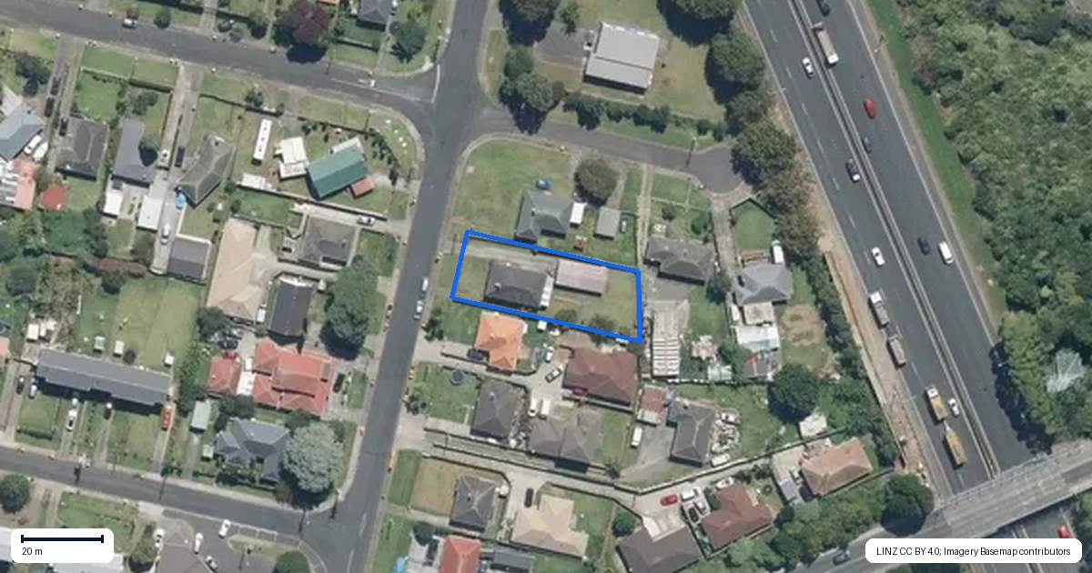 Property context map for 11 Wymondley Road, Otara, Auckland