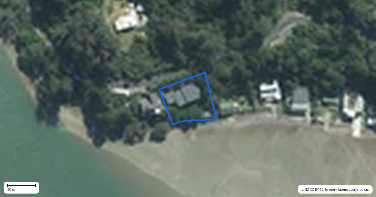 Property context map for 252 Wade River Road, Wade Heads, Whangaparaoa