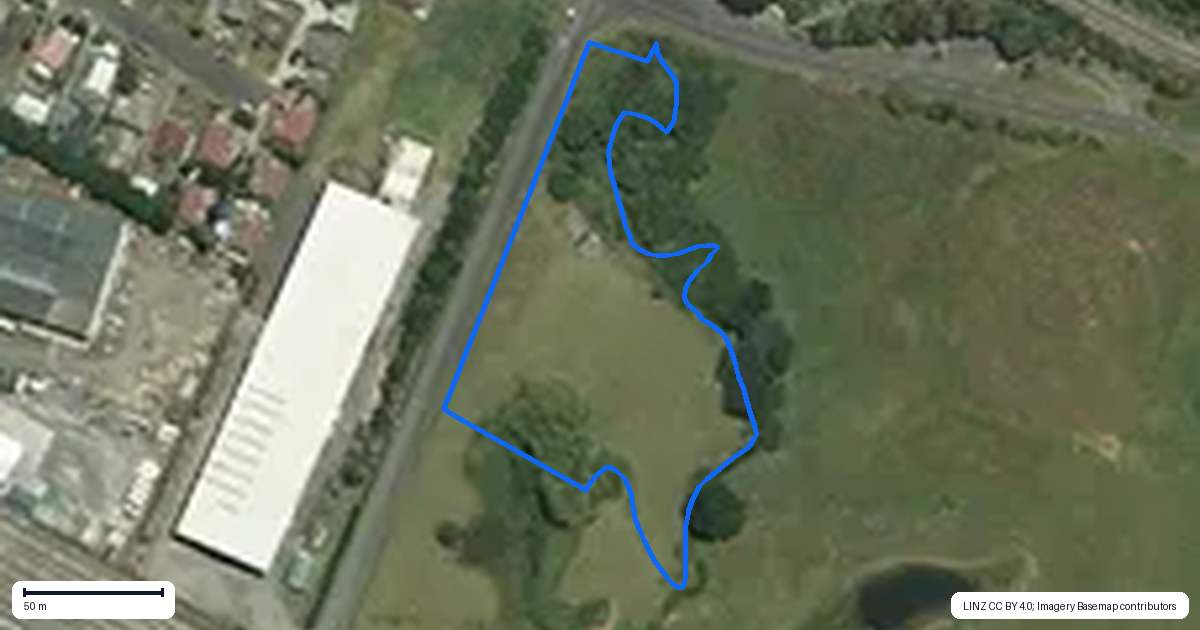 Property context map for 7 Tuakau Saleyards Road, Tuakau