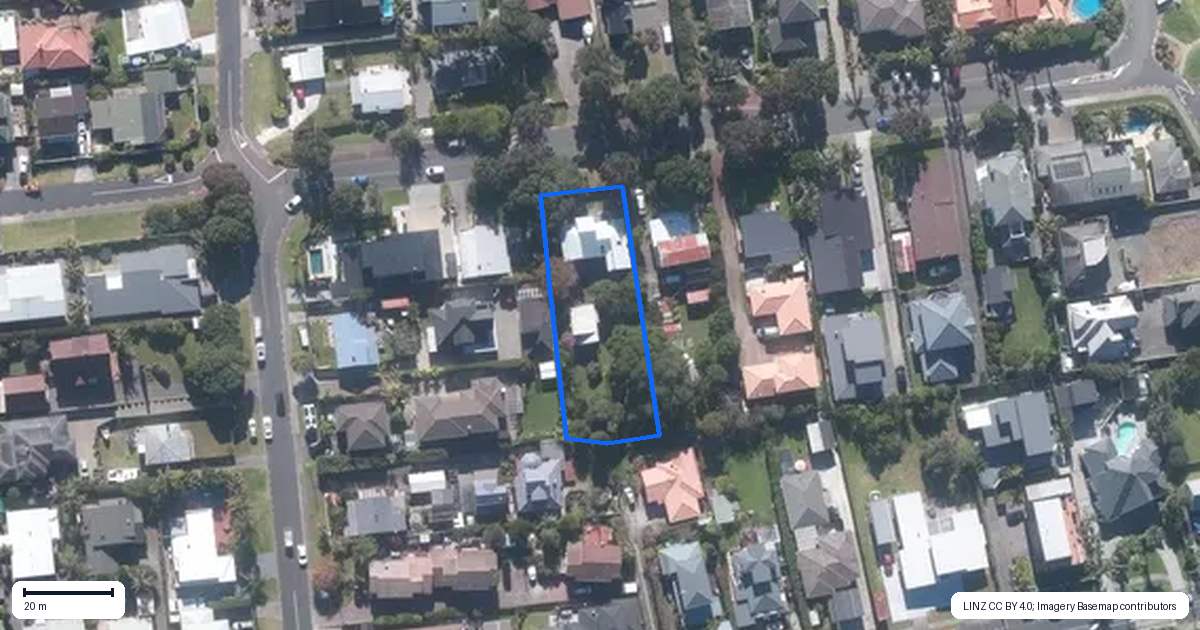 Property context map for 54 Walton Street, Red Beach, Whangaparaoa