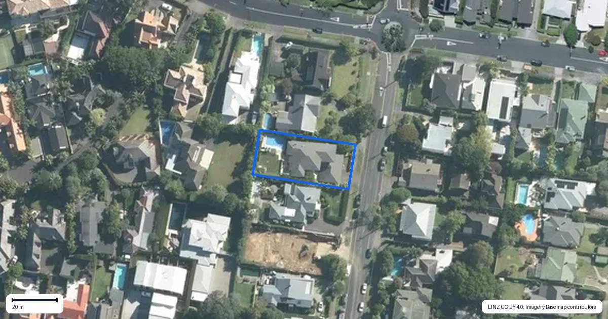 Property context map for 36 Lucerne Road, Remuera, Auckland