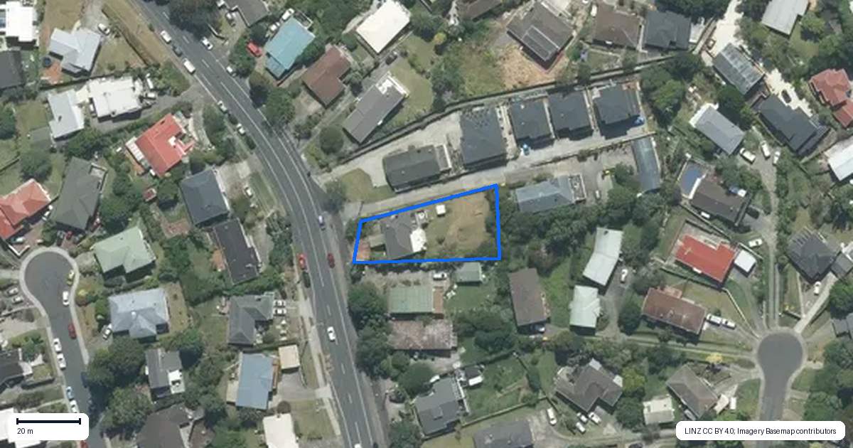 Property context map for 70 Chivalry Road, Glenfield, Auckland