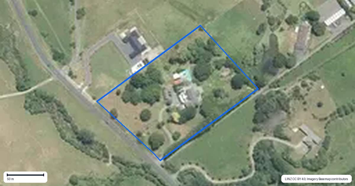 Property context map for 178 Blackbridge Road, Karaka, Papakura