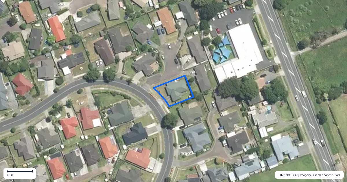 Property context map for 41 Foxlaw Street, Randwick Park, Auckland