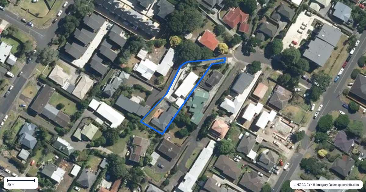 Property context map for 10B Wendell Place, Greenlane, Auckland