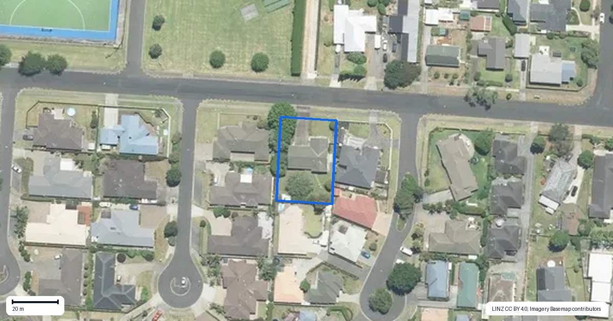 Property context map for 36 Beresford Street, Pukekohe