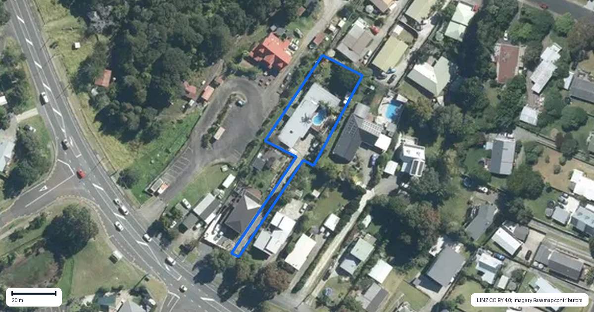 Property context map for 406 Whangaparaoa Road, Stanmore Bay, Whangaparaoa