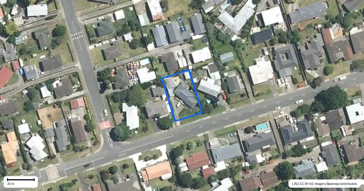 Property context map for 19 Park Estate Road, Rosehill, Papakura