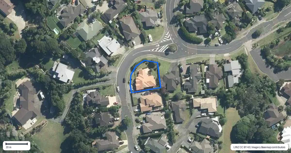 Property context map for 17 Blue Heron Rise, Stanmore Bay, Whangaparaoa