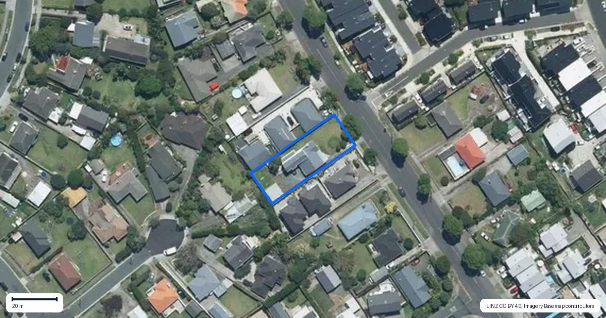Property context map for 29 Elstree Avenue, Glen Innes, Auckland