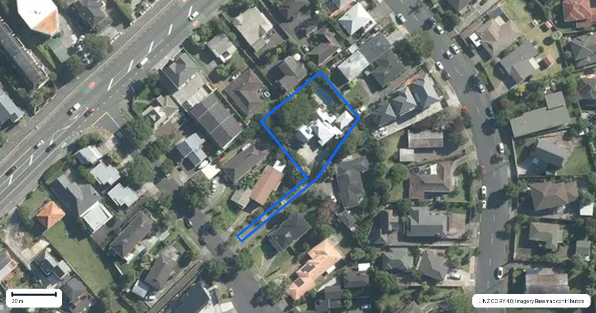 Property context map for 8 Loch Street, Remuera, Auckland