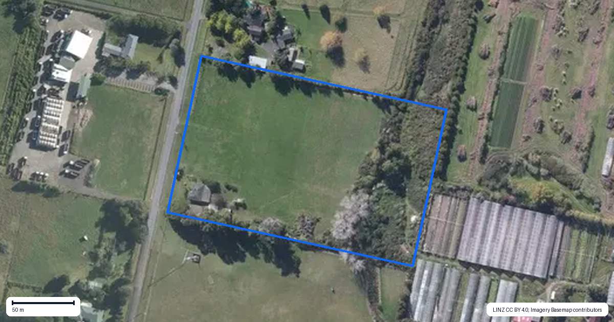 Property context map for 7 Bristol Road, Whenuapai, Auckland