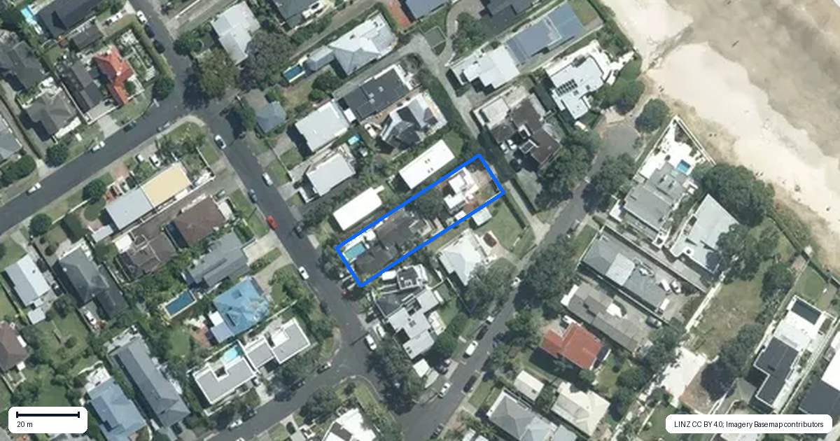 Property context map for 1A William Street, Takapuna, Auckland