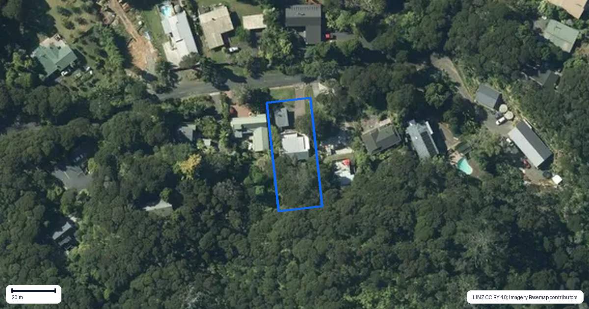Property context map for 48 Opanuku Road, Henderson Valley, Auckland