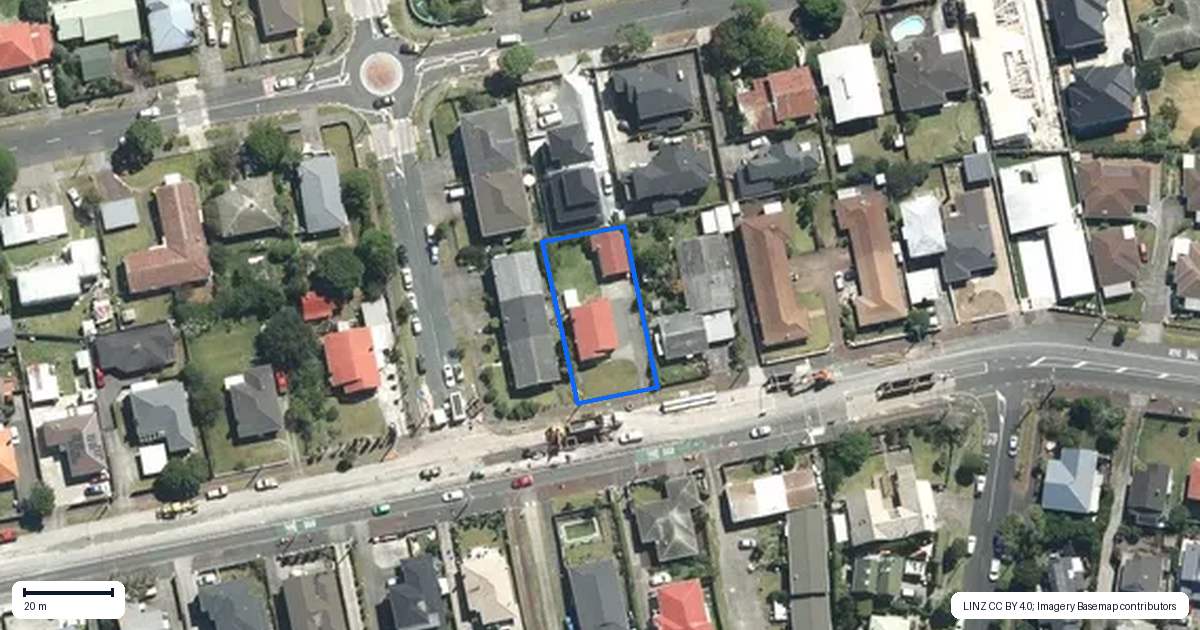 Property context map for 58 Donovan Street, Blockhouse Bay, Auckland