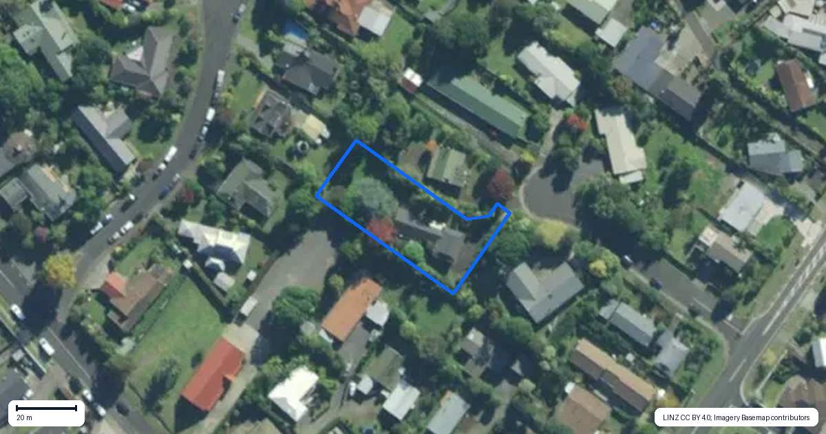 Property context map for 6 Oripiro Road, Kerikeri