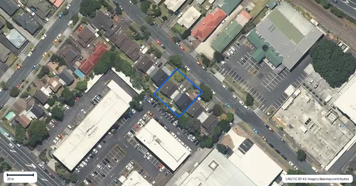 Property context map for 30 Marewa Road, Greenlane, Auckland