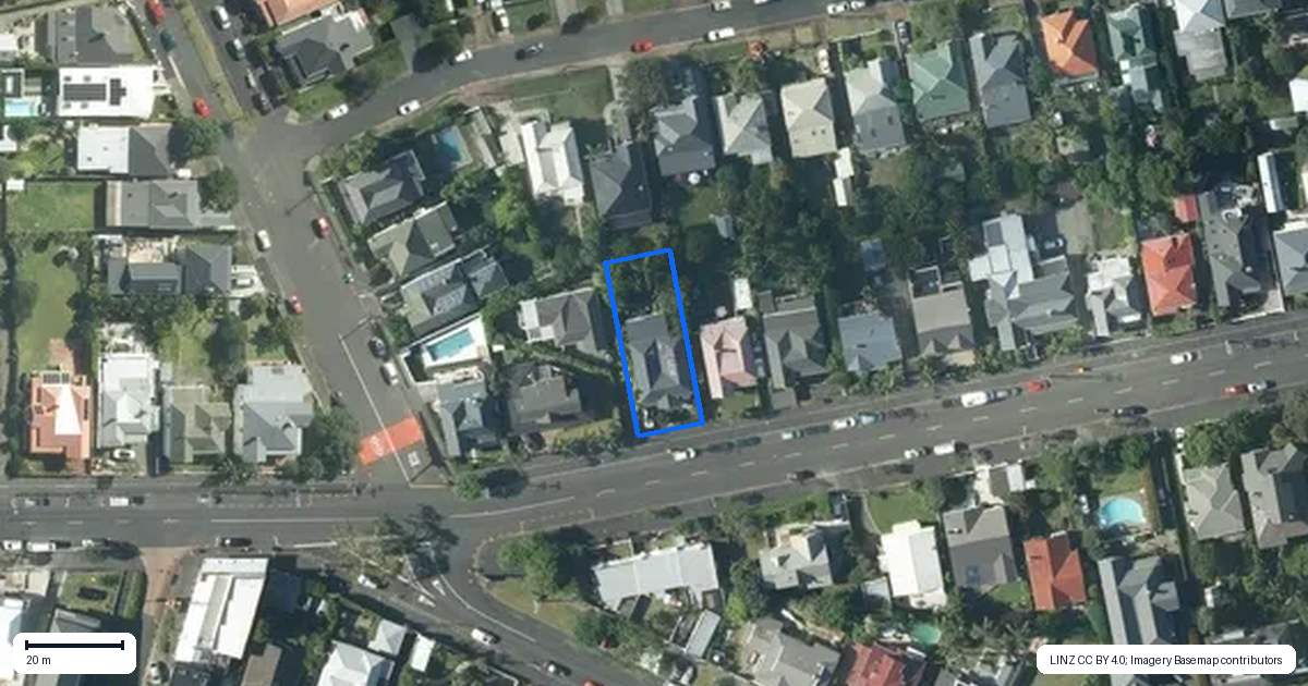 Property context map for 32 Calliope Road, Devonport, Auckland