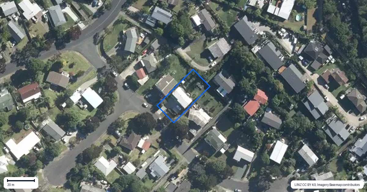Property context map for 8 William Hadlow Place, Hatfields Beach, Orewa
