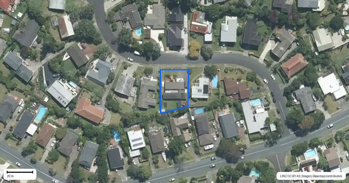 Property context map for 7 Coromandel Crescent, Mairangi Bay, Auckland