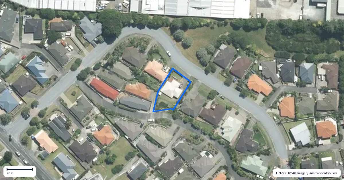 Property context map for 50 Elan Place, Stanmore Bay, Whangaparaoa