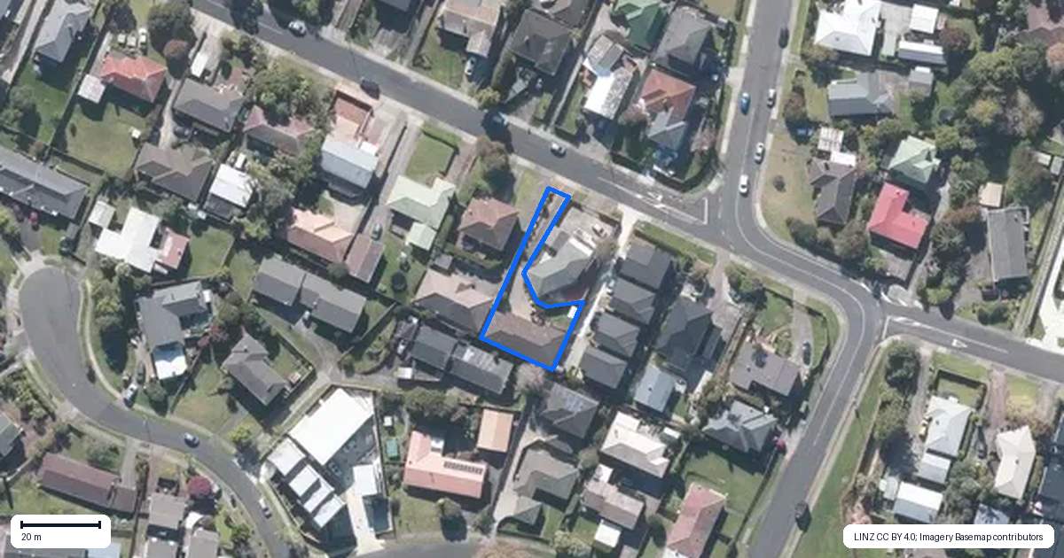 Property context map for 47A Andrew Road, Howick, Auckland