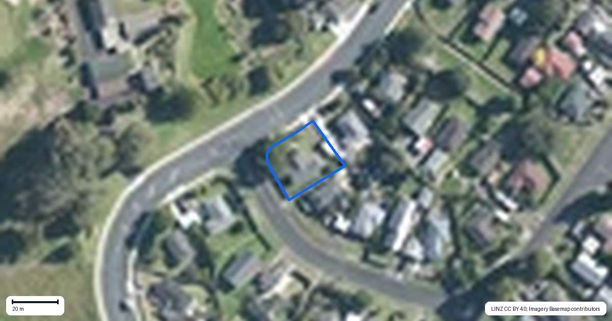 Property context map for 11 Hamilton Drive, Waiuku