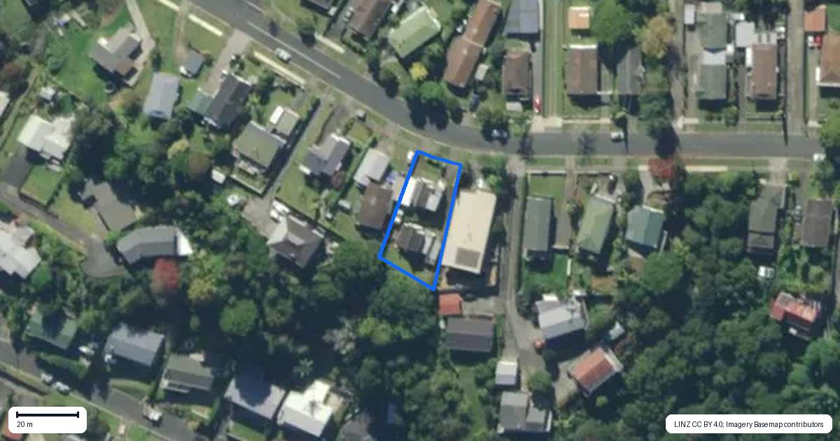 Property context map for 12 Eureka Place, Parahaki, Whangarei