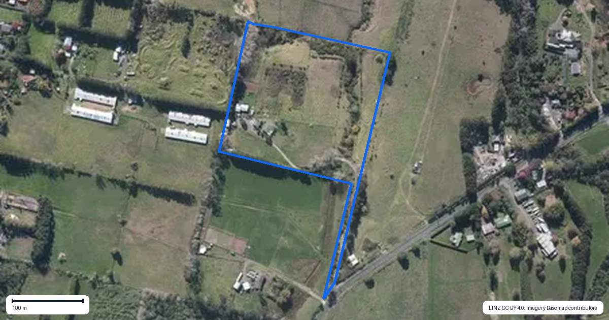 Property context map for 123 Totara Road, Whenuapai, Auckland