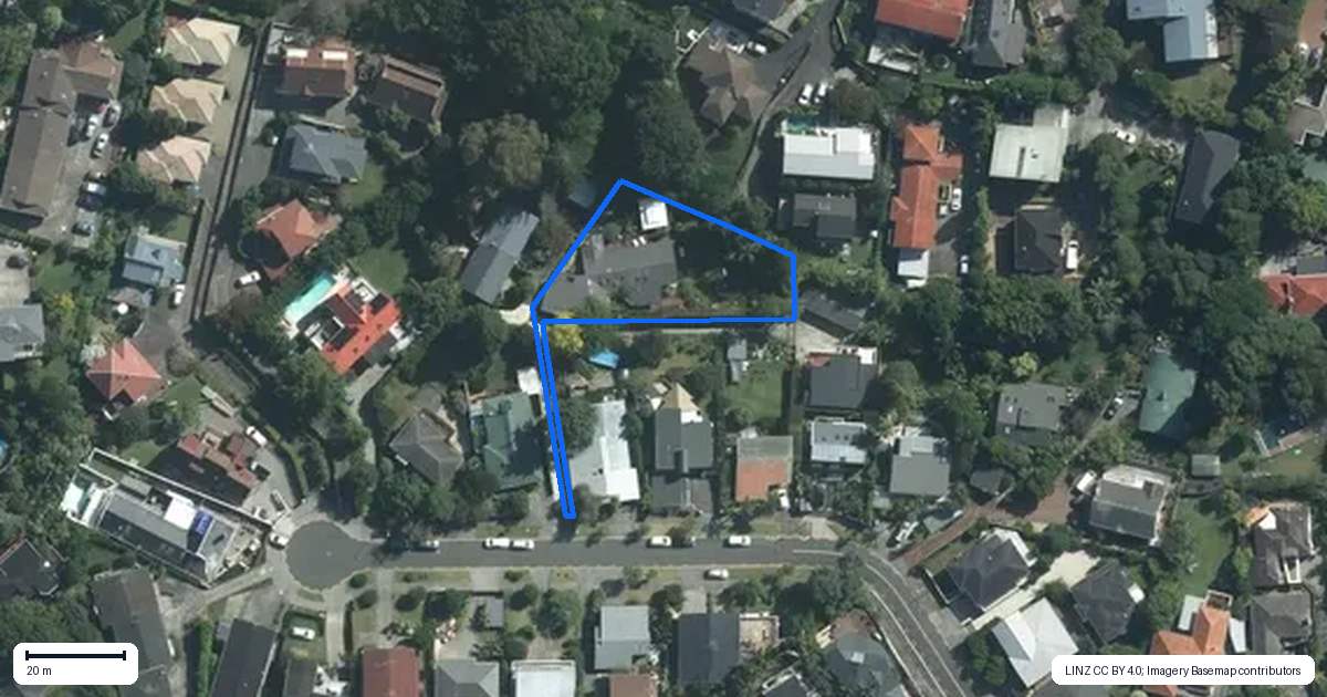 Property context map for 19 Geraldine Place, Kohimarama, Auckland