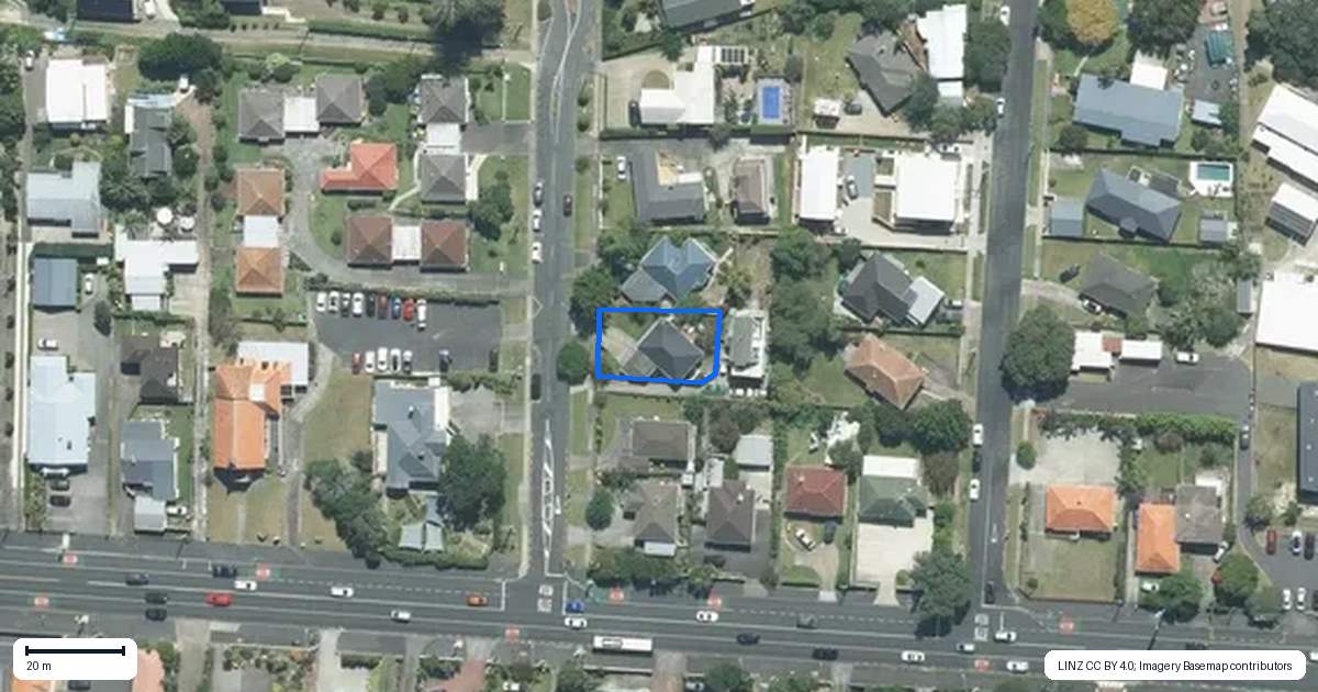 Property context map for 3 Woodside Avenue, Northcote, Auckland