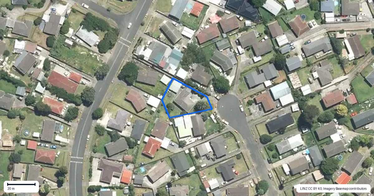 Property context map for 22 Hoturoa Place, Manurewa, Auckland