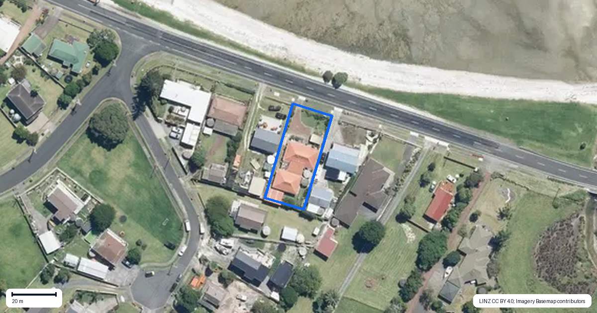 Property context map for 1459 Clevedon-Kawakawa Road, Kawakawa Bay