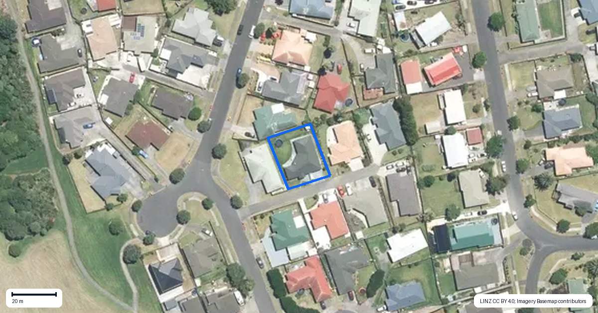 Property context map for 42 Bellville Drive, Clendon Park, Auckland