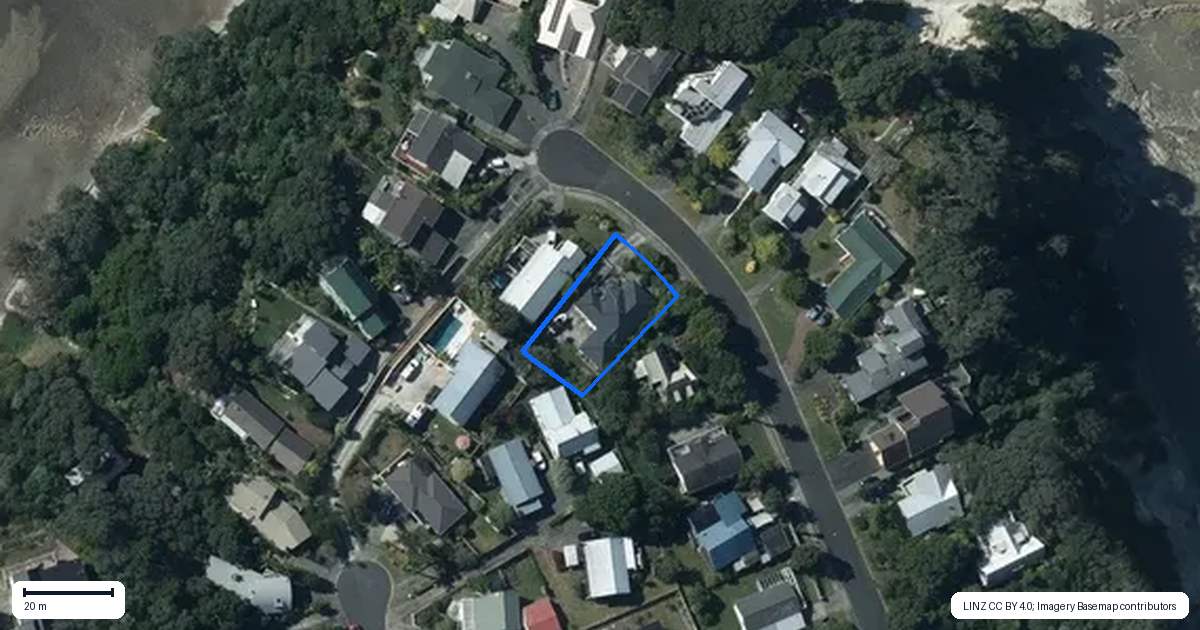 Property context map for 56 Fidelis Avenue, Snells Beach
