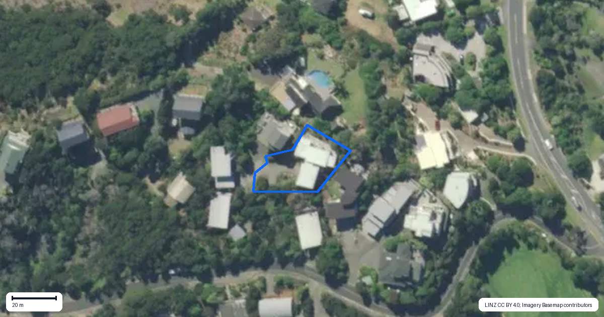 Property context map for 14 Greenview Drive, Mangawhai Heads, Mangawhai