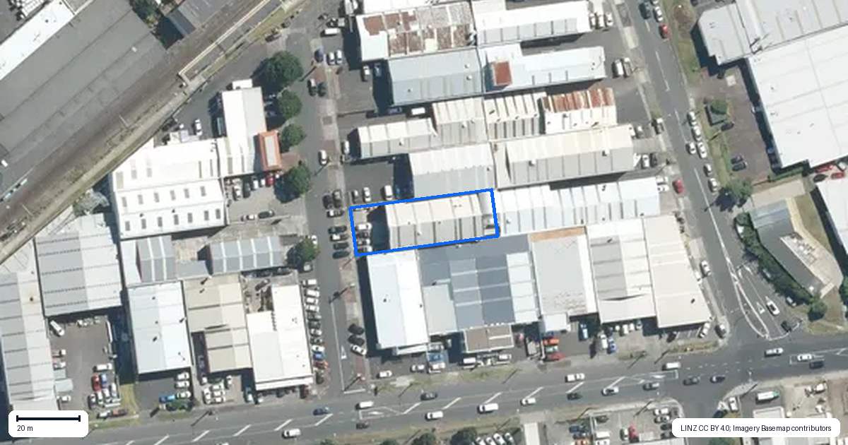 Property context map for 1 Malvern Road, Onehunga, Auckland