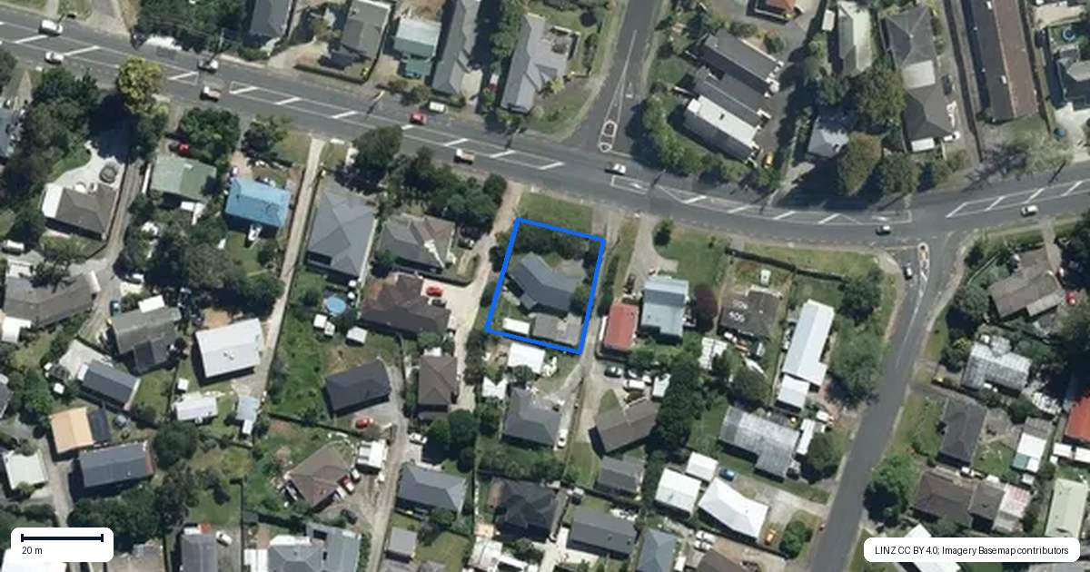 Property context map for 412 West Coast Road, Glen Eden, Auckland