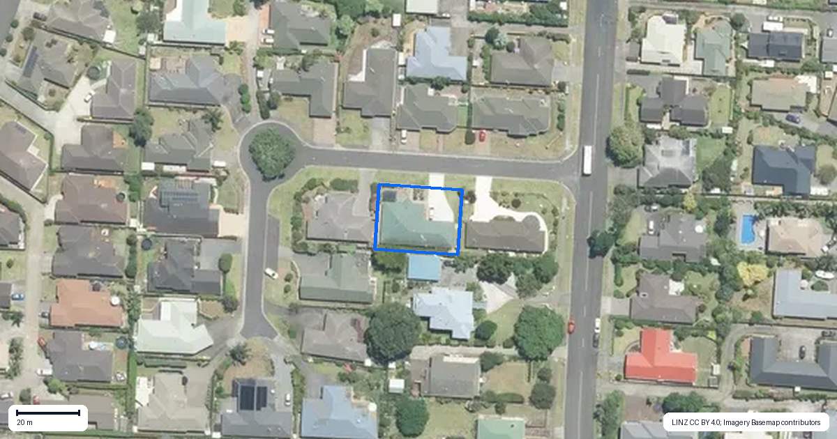 Property context map for 4 Jacaranda Court, Pukekohe