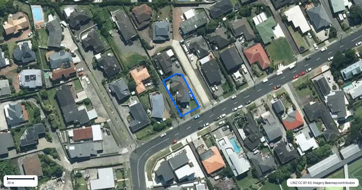 Property context map for 21 Waller Avenue, Bucklands Beach, Auckland