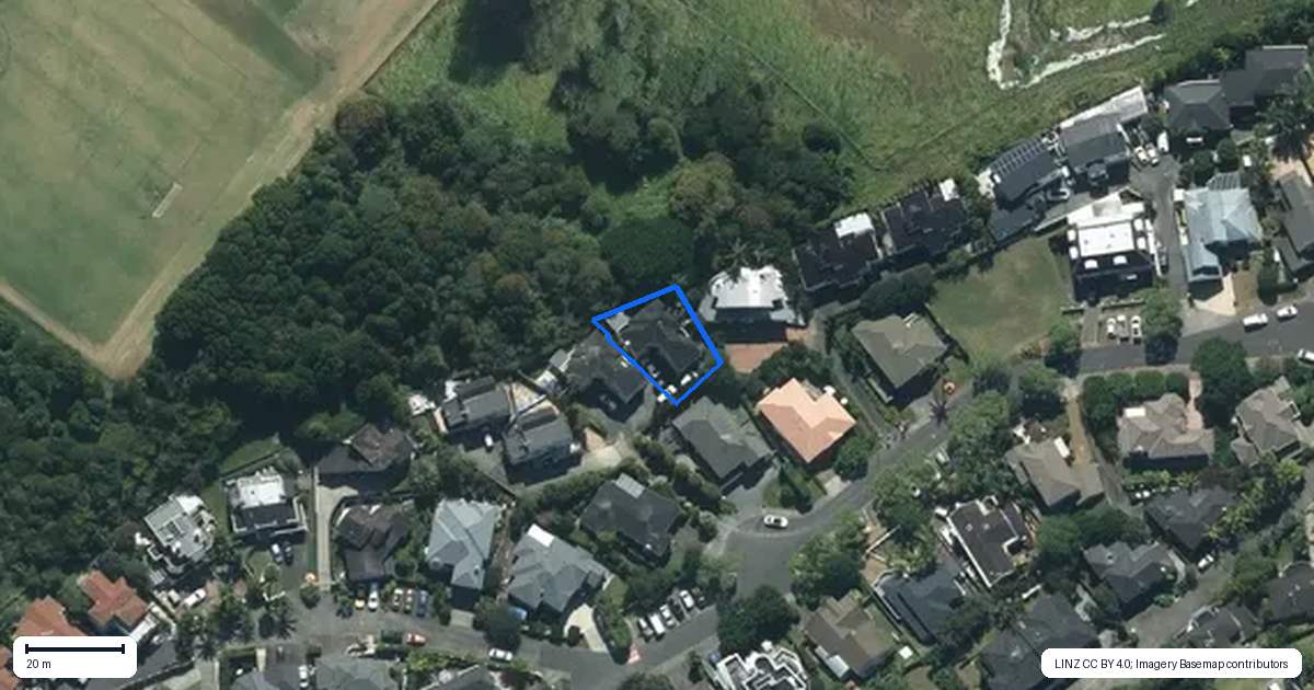 Property context map for 35A John Rymer Place, Kohimarama, Auckland
