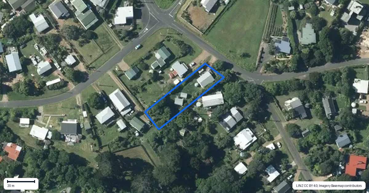 Property context map for 18 Eden Terrace, Onetangi, Waiheke Island